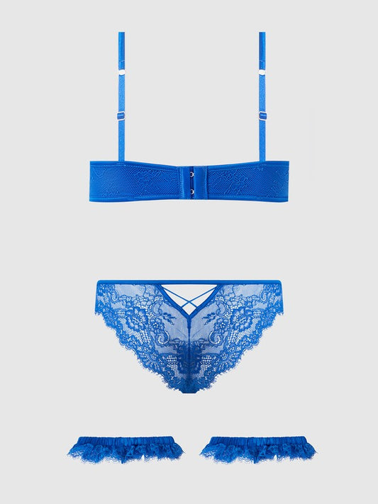blue lingerie set